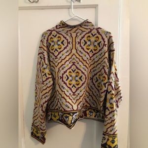 Gorgeous Anthropologie Patterned Sweater -XL -Orig. $85